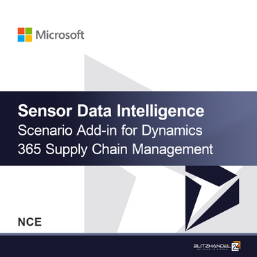 Complemento de Escenario de Inteligencia de Datos de Sensores para Dynamics 365 Supply Chain Management (NCE)