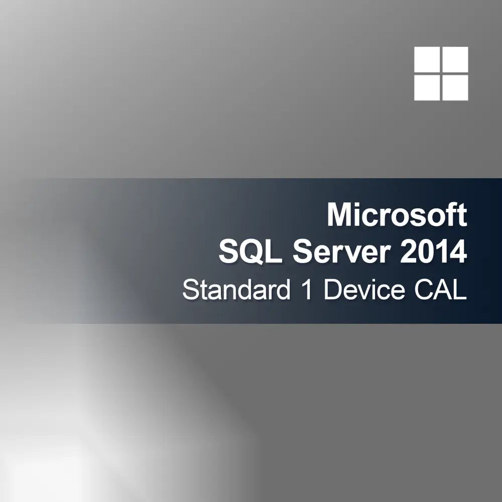 Microsoft SQL Server 2014 Standard 1 licence d'accès client par appareil