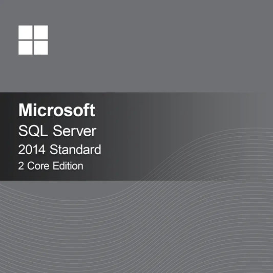 Microsoft SQL Server 2014 Standard - Édition 2 Cœurs
