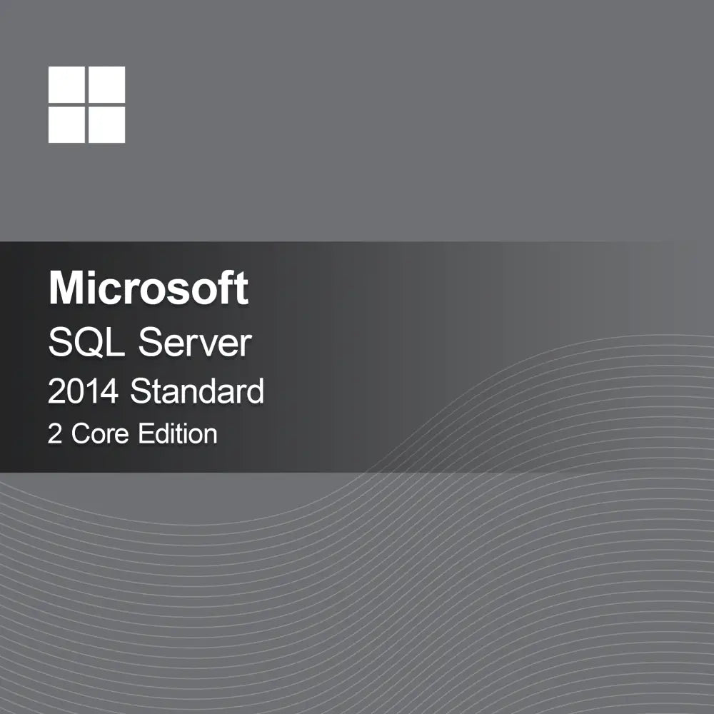 Microsoft SQL Server 2014 Standard - Édition 2 Cœurs