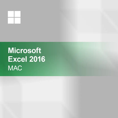 Microsoft Excel 2016 MAC