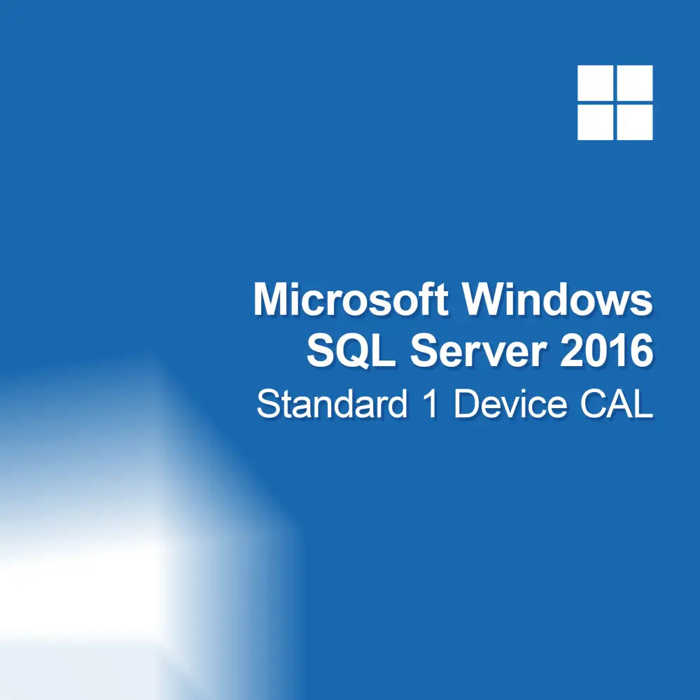 Microsoft SQL Server 2016 Standard 1 licence d'accès client par appareil