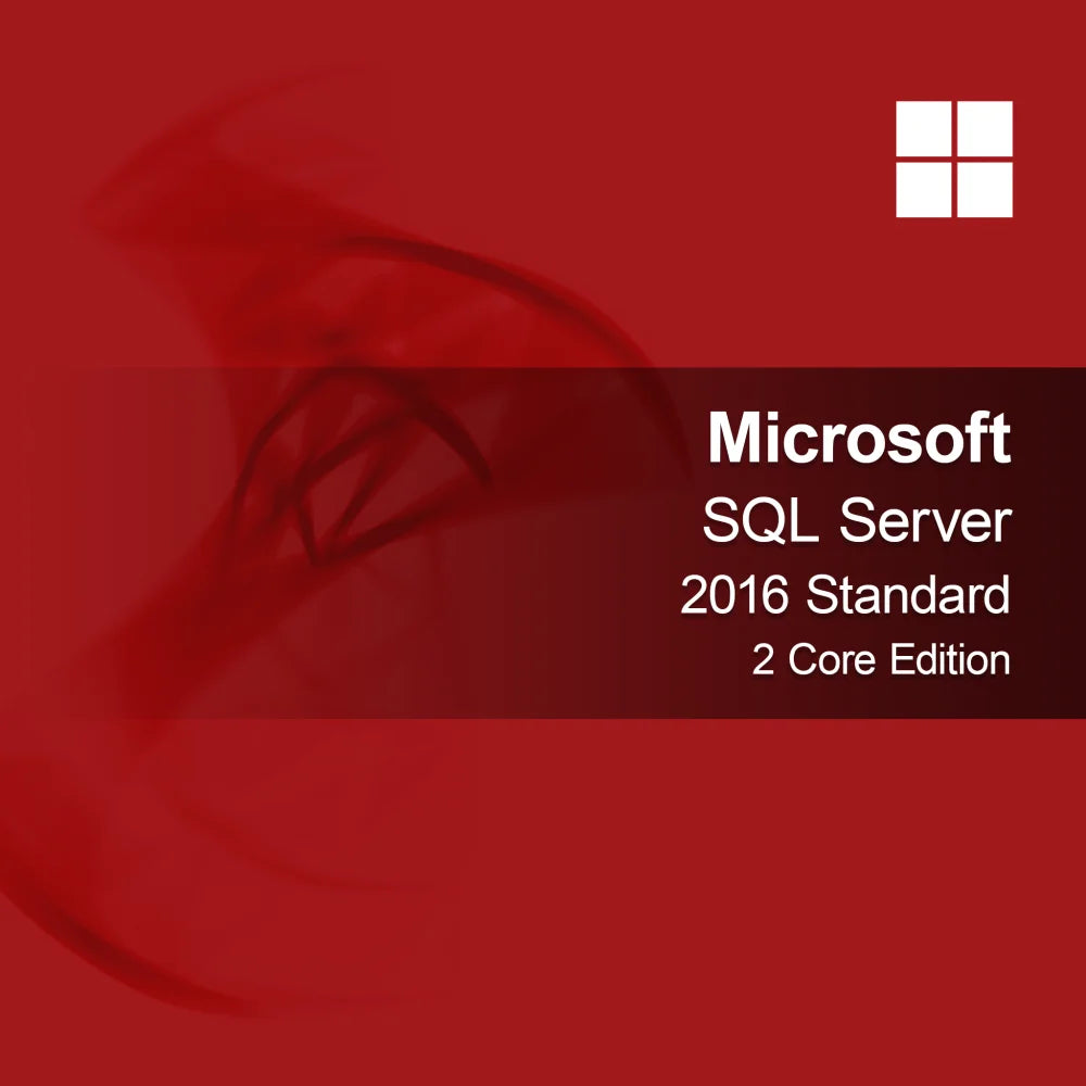 Microsoft SQL Server 2016 Standard - Édition 2 cœurs