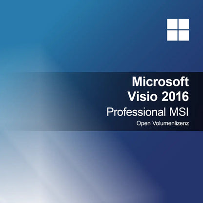 Microsoft Visio 2016 Professional MSI Licence en volume ouverte