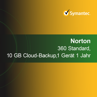 Norton 360 Standard, 10 GB de copia de seguridad en la nube, 1 dispositivo 1 año